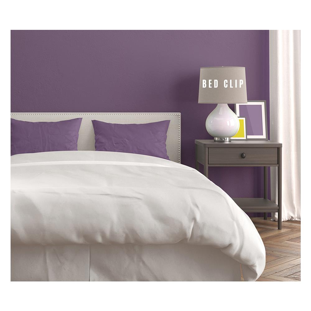 ปลอกหมอนหนุน BED CLIP STANDARD สีม่วง แพ็ก 2 ชิ้น