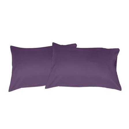 ปลอกหมอนหนุน BED CLIP STANDARD สีม่วง แพ็ก 2 ชิ้น
