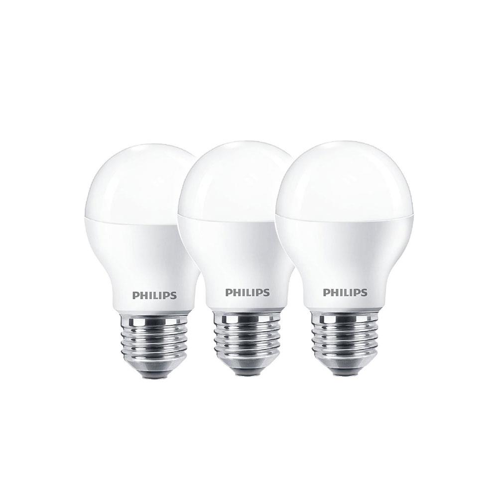 หลอด LED PHILIPS ESSENTIAL 11 วัตต์ DAYLIGHT E27 แพ็ก 3 ชิ้น