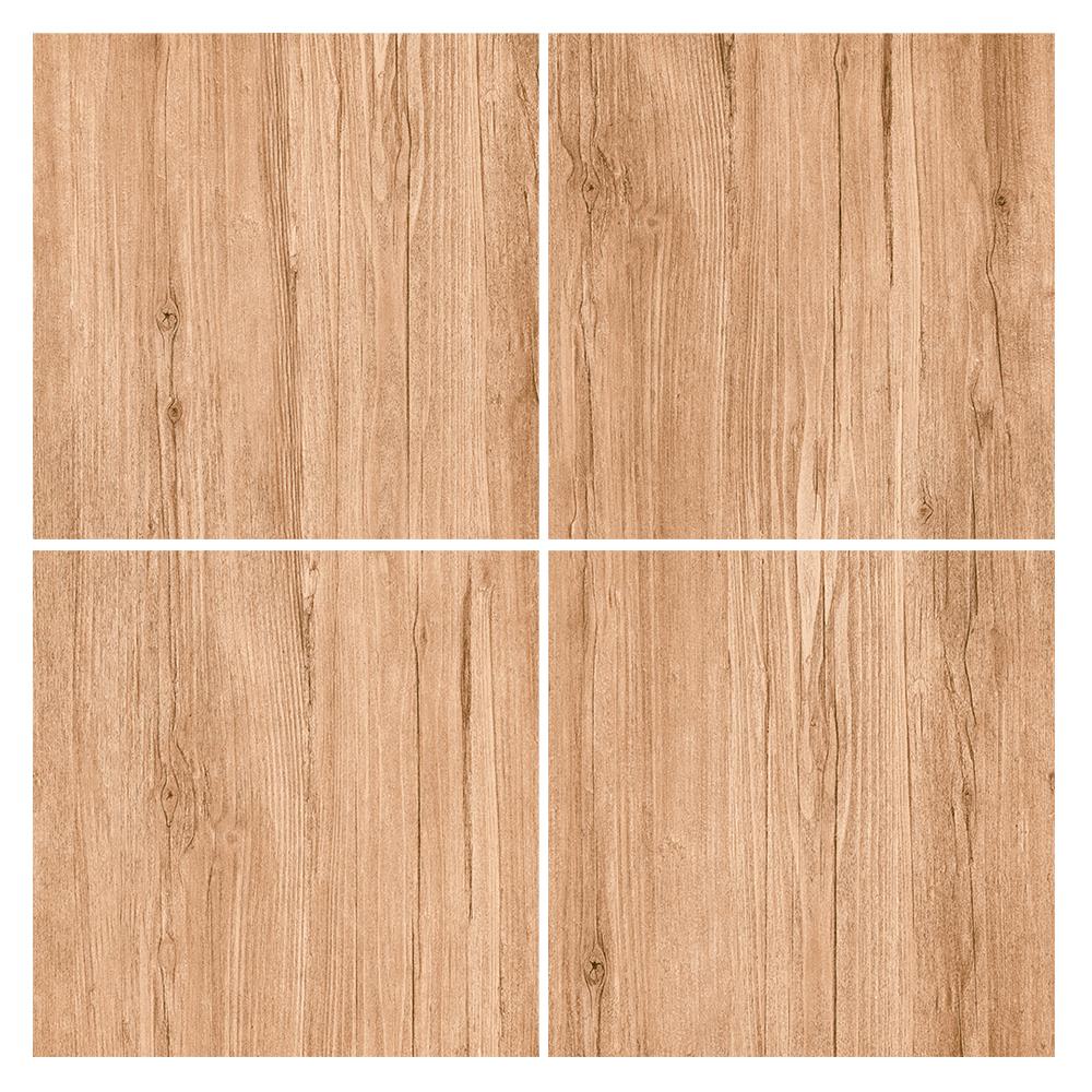 กระเบื้องพื้น 16x16 นิ้ว DURAGRES ซอสวู๊ด น้ำตาล A 0.96M2