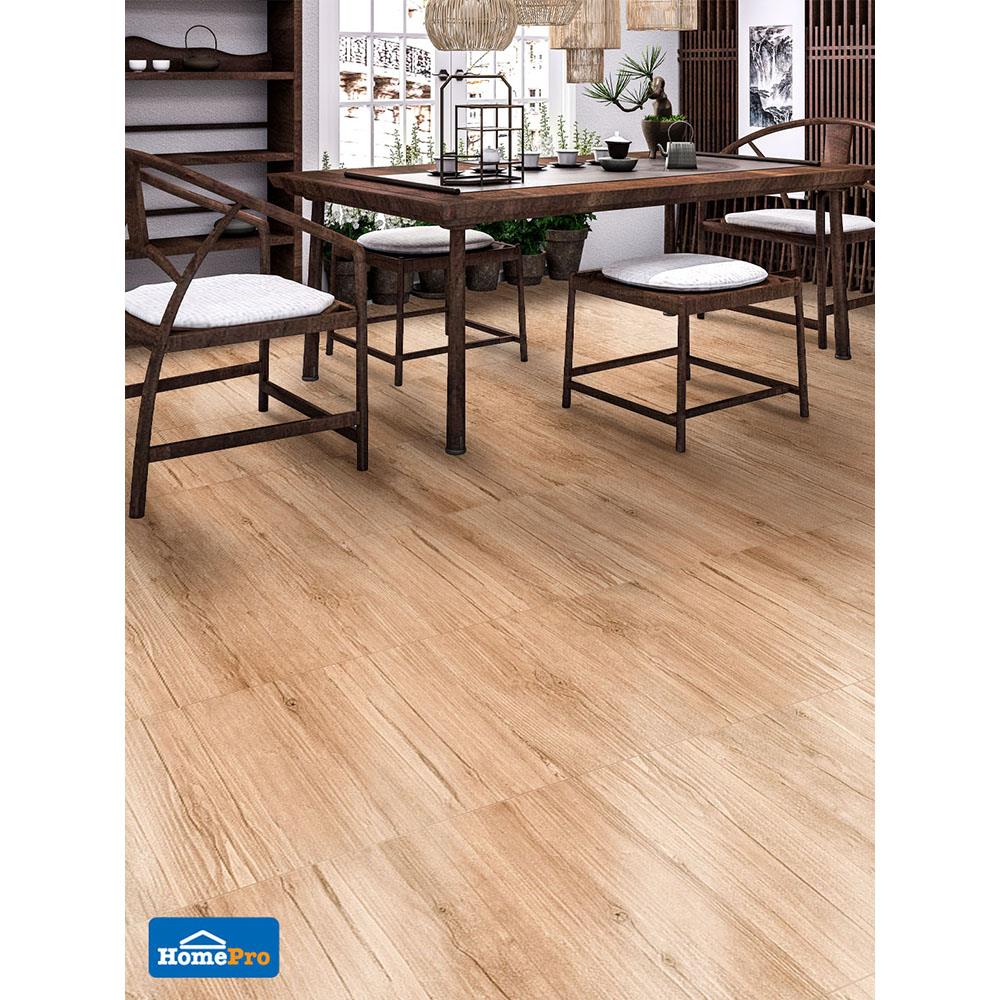 กระเบื้องพื้น 16x16 นิ้ว DURAGRES ซอสวู๊ด น้ำตาล A 0.96M2