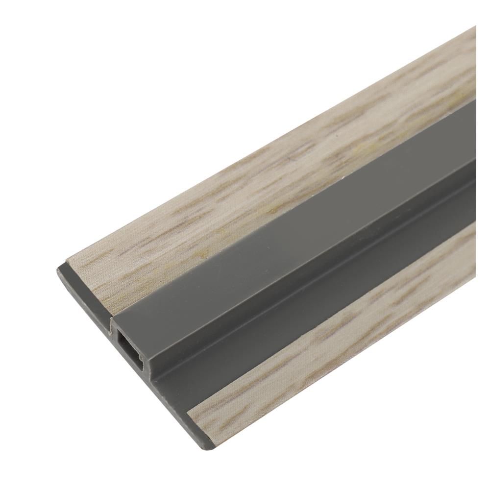 ตัวจบระหว่างห้อง PVC CROBERN 2.5X240X0.6 ซม. สี WHITE-OAK