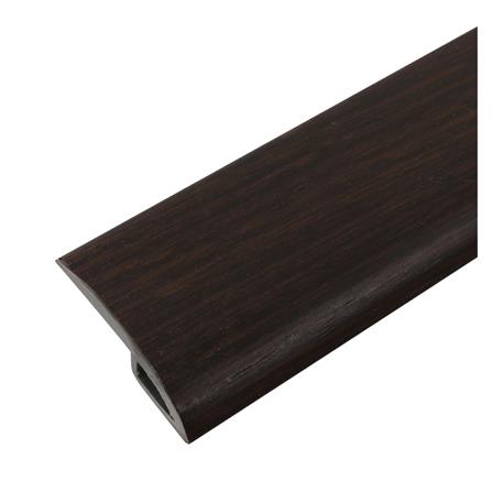 ตัวจบขอบโค้ง PVC CROBERN 2.5X240X0.6 ซม. สีโอ๊คเข้ม