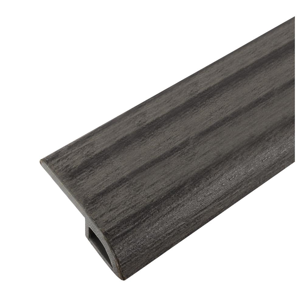 ตัวจบขอบโค้ง PVC CROBERN 2.5X240X0.6 ซม. สี GREY-OAK