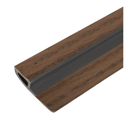 ตัวจบขอบโค้ง PVC CROBERN 2.5X240X0.6 ซม. สีวอลนัท_2