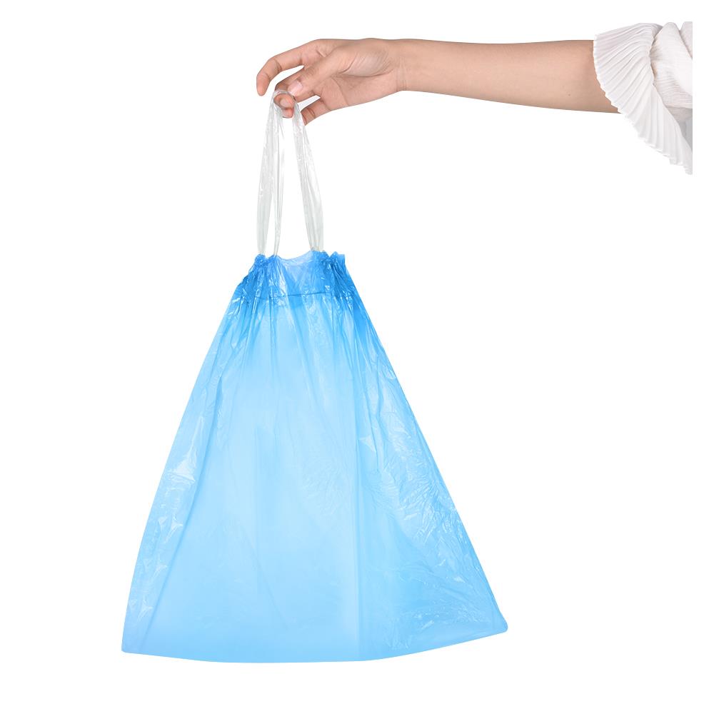 ถุงขยะม้วน หูผูก ACCO ขนาด 18x20 นิ้ว 30 ใบ สีฟ้า