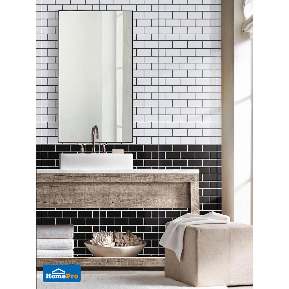 กระเบื้องผนัง 30x60 ซม. EASTMAN มิลล่าบริค ไวท์ II 1.44M2