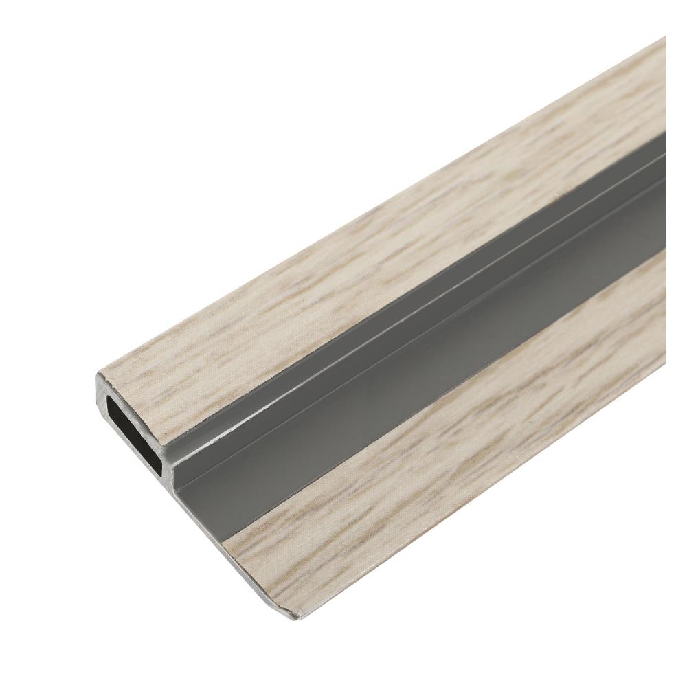 ตัวจบขอบ PVC CROBERN 2.5X240X0.6 ซม. สี WHITE-OAK