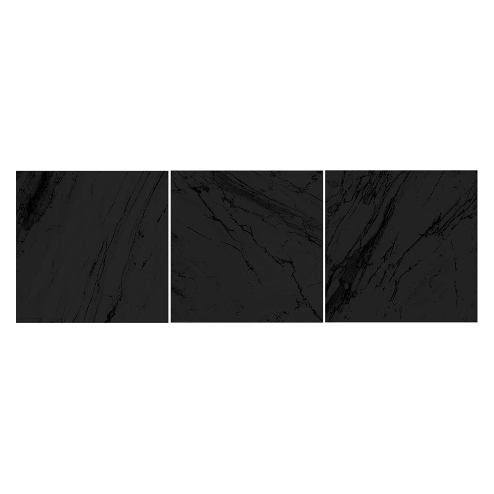 กระเบื้องพื้นพอร์ซเลน 60x60 ซม. CERGRES ซาโมเน่ แบล็ค A 1.44M2