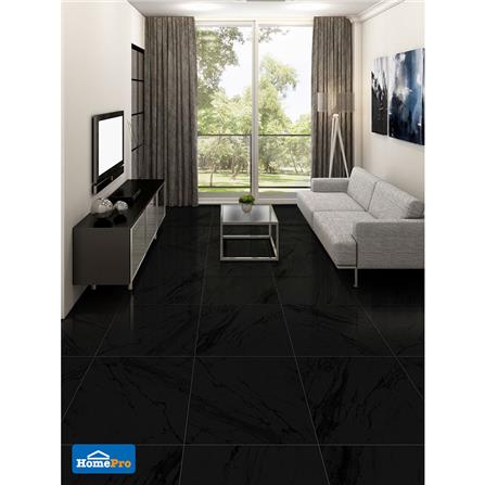 กระเบื้องพื้นพอร์ซเลน 60x60 ซม. CERGRES ซาโมเน่ แบล็ค A 1.44M2_3