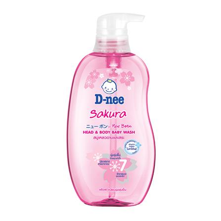 สบู่เหลวอาบน้ำเด็ก D-NEE 380ml SAKURA_0