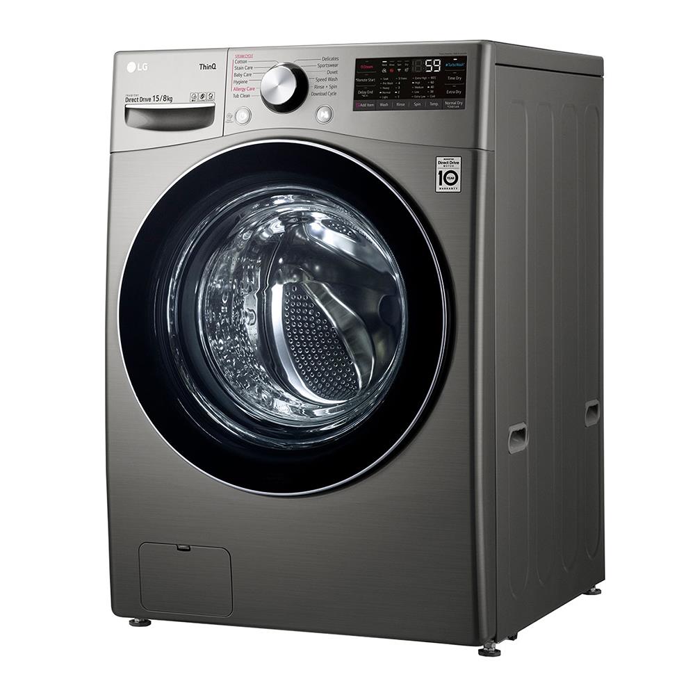 เครื่องซักอบ LG F2515RTGV.AESPETH 15/8 กก. อินเวอร์เตอร์