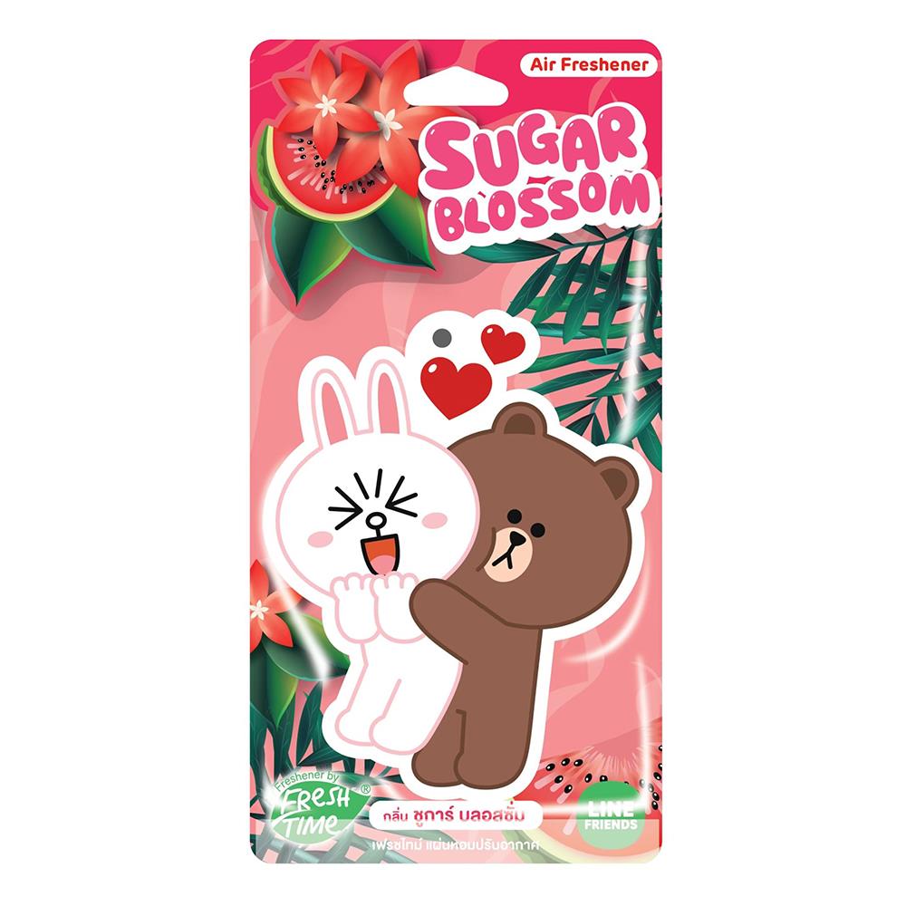 แผ่นหอมปรับอากาศ FRESH TIME  0.02g SUGAR BLOSSOM