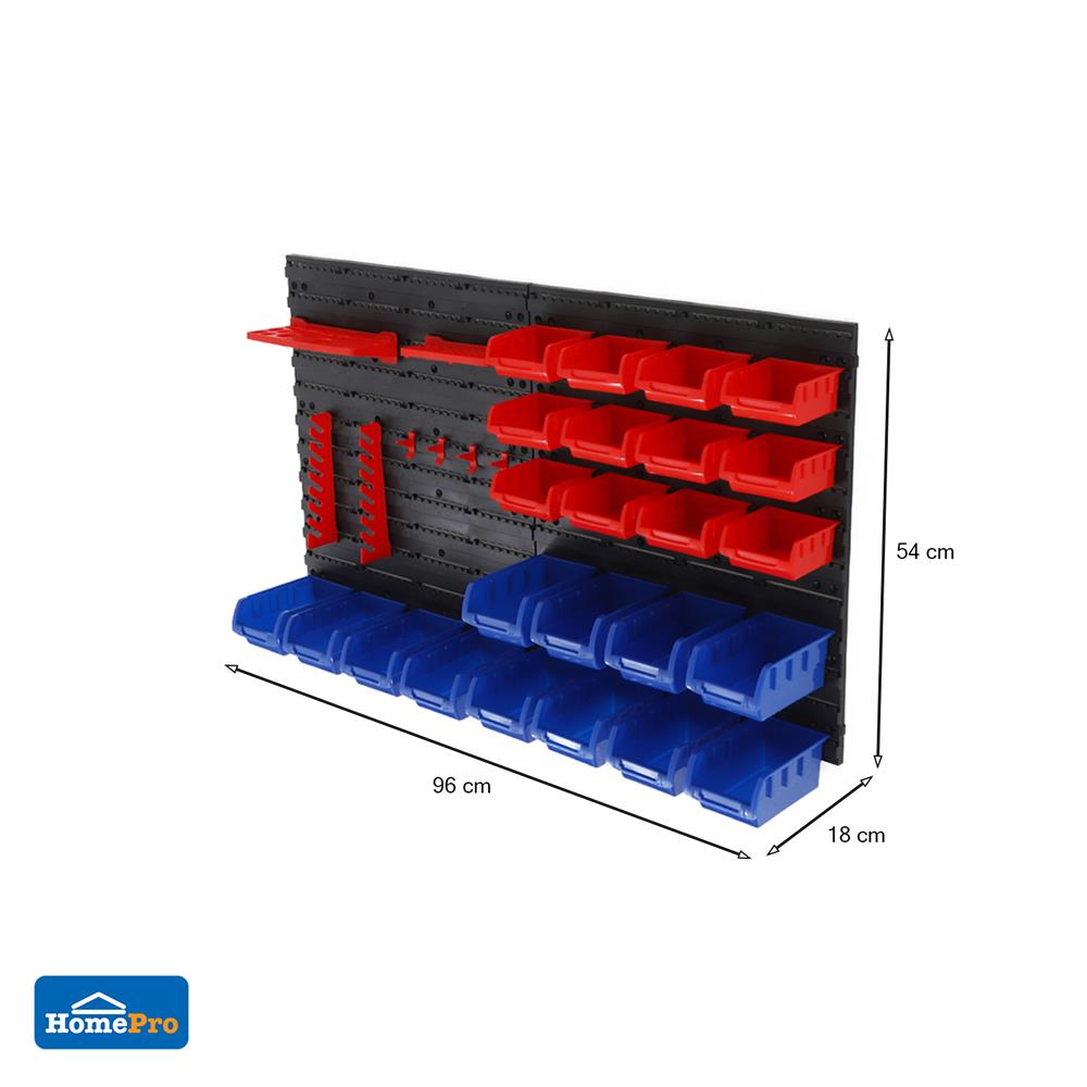 แผงชั้นจัดเก็บอุปกรณ์และอะไหล่ DIY MATALL RK-1088