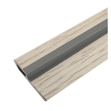 ตัวจบขอบโค้ง PVC CROBERN 2.5X240X0.6 ซม. สี WHITE-OAK_2
