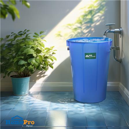 ถังน้ำกลมพร้อมฝา ME LIVING 150 ลิตร สีน้ำเงิน_3