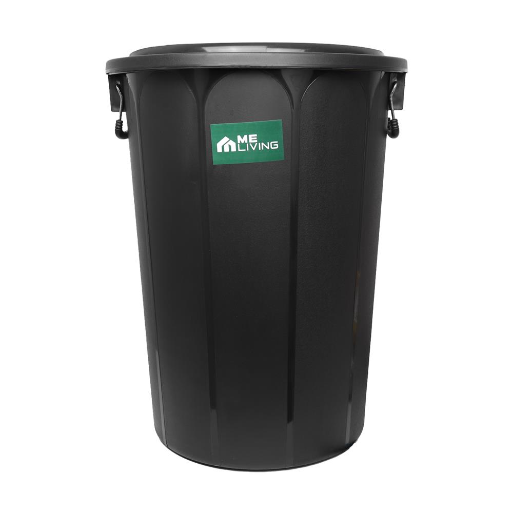 ถังน้ำกลมพร้อมฝา ME LIVING 150 ลิตร สีดำ