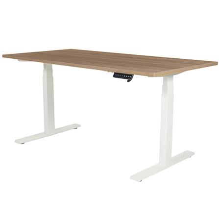 โต๊ะทำงานปรับระดับ ERGOTREND SIT 2 STAND Gen2A 150 ซม. สี SONOMA/ขาว