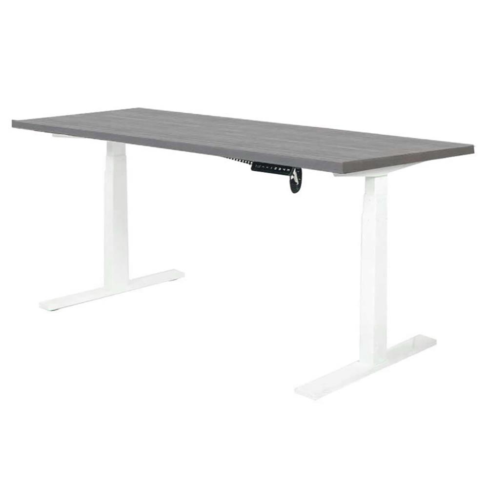 โต๊ะทำงานปรับระดับ ERGOTREND SIT 2 STAND Gen2A 180 ซม. สี COMBI GREY/ขาว