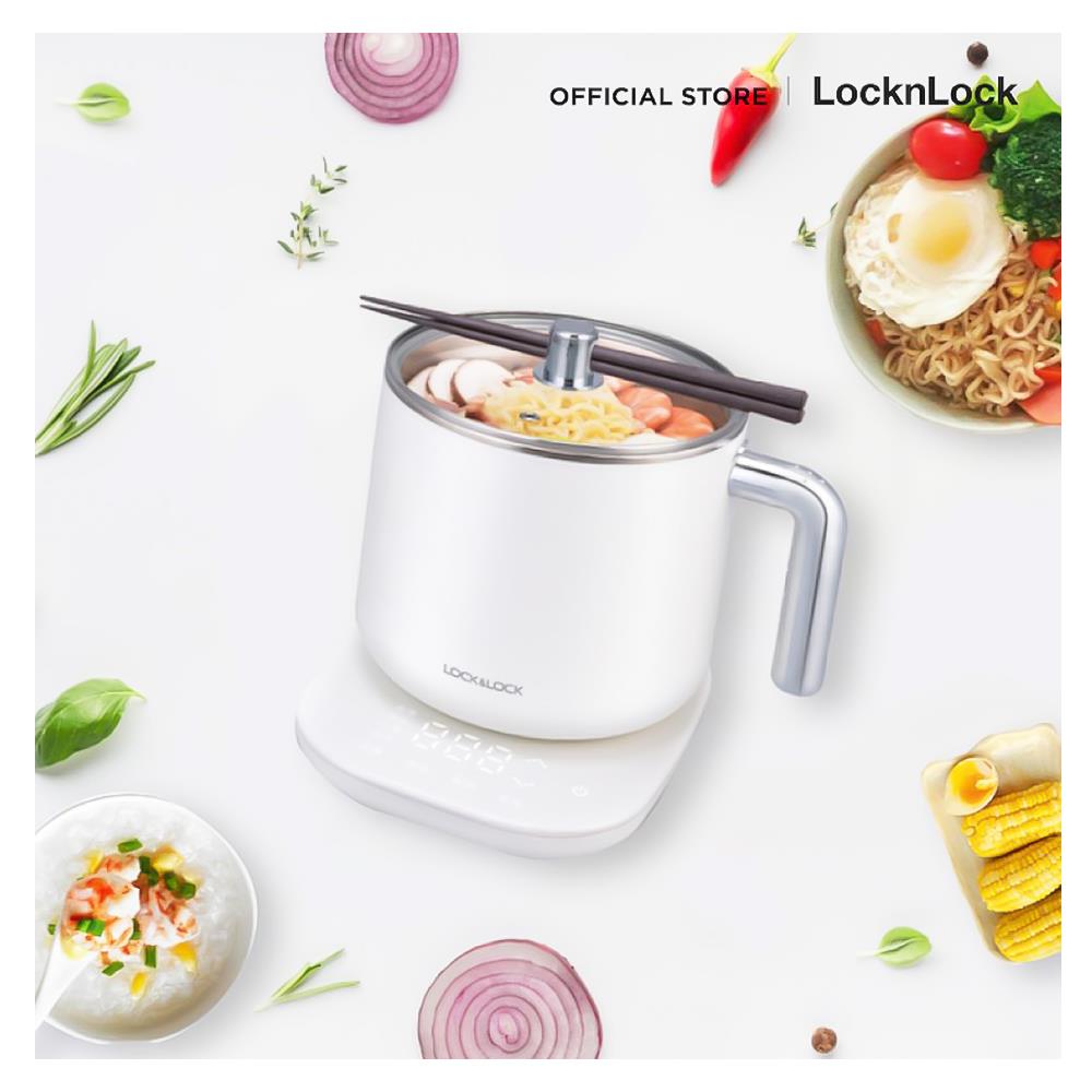 หม้ออเนกประสงค์ LOCKNLOCK EJC141 สีขาว