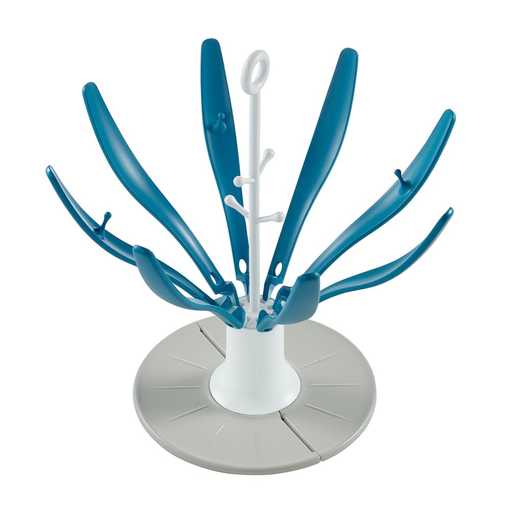 ที่คว่ำขวดนมพับได้ BEABA 6 ขวด สีฟ้า