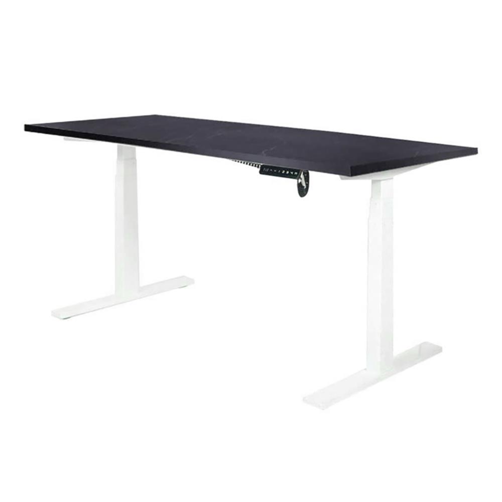โต๊ะทำงานปรับระดับ ERGOTREND SIT 2 STAND Gen2A 150 ซม. สี MIDNIGHT MABLE/ขาว