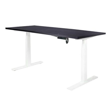 โต๊ะทำงานปรับระดับ ERGOTREND SIT 2 STAND Gen2A 150 ซม. สี MIDNIGHT MABLE/ขาว