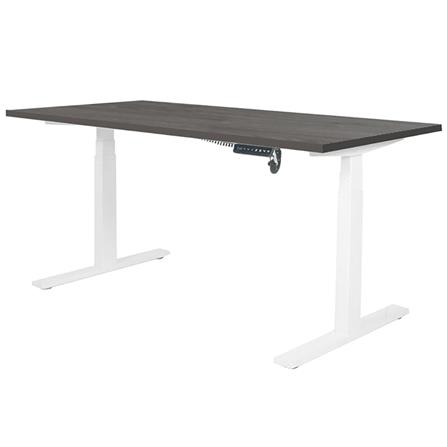 โต๊ะทำงานปรับระดับ ERGOTREND SIT 2 STAND Gen2A 180 ซม. สี TWILIGTH ELM/ขาว