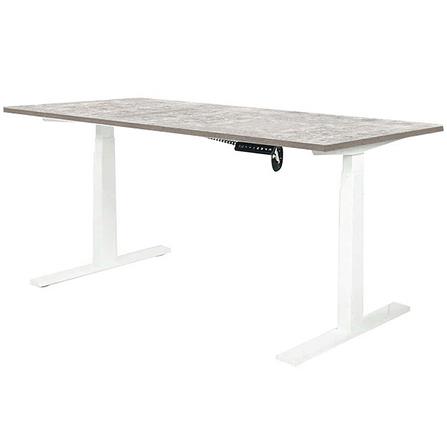 โต๊ะทำงานปรับระดับ ERGOTREND SIT 2 STAND Gen2A 180 ซม. สี CONCRETE/ขาว