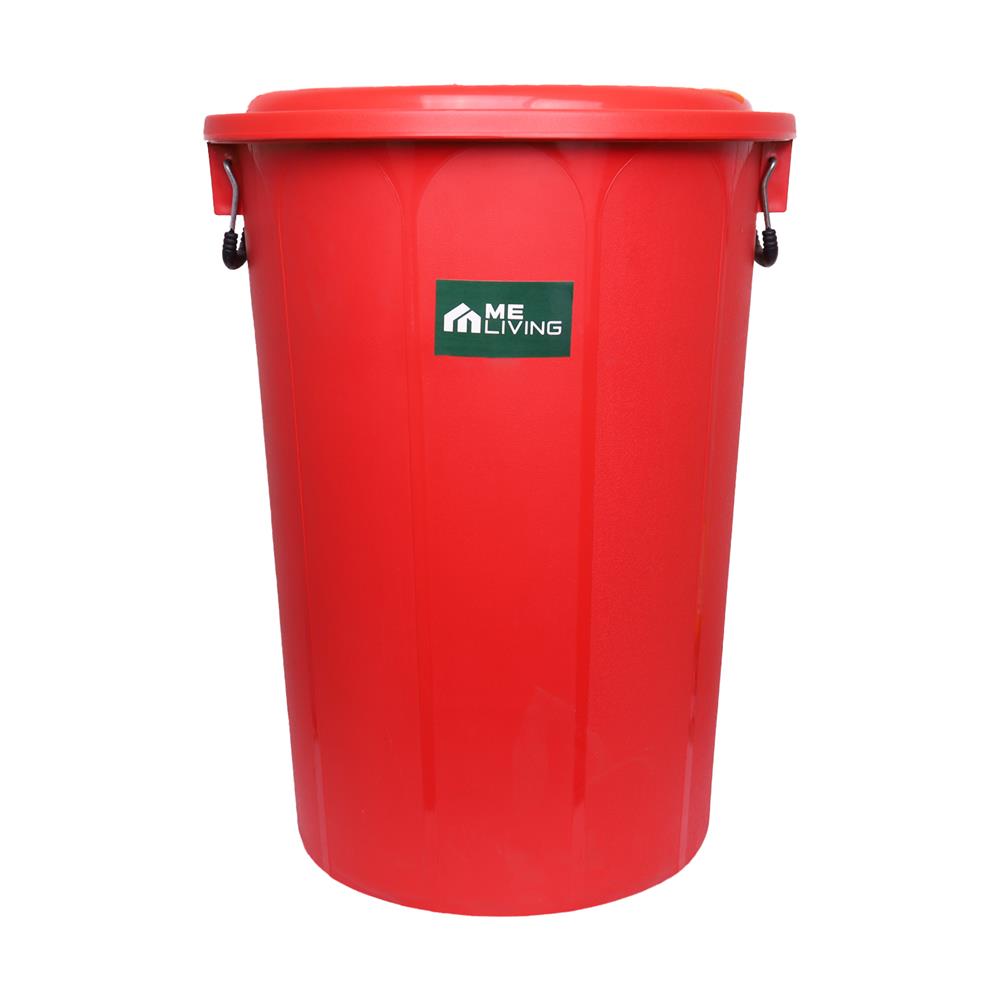 ถังน้ำพร้อมฝา PLIM 150 ลิตร สีแดง