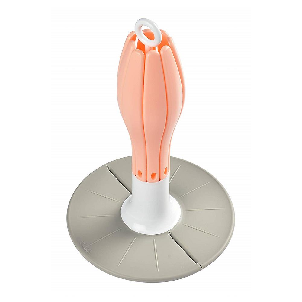 ที่คว่ำขวดนมพับได้ BEABA 6 ขวด สีชมพู