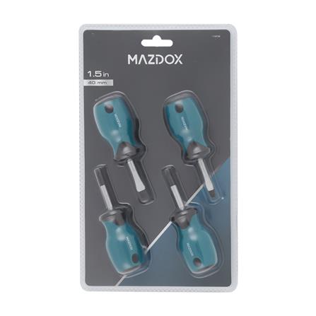 ชุดไขควง MAZDOX STUBBY W202003 4 ชิ้น_2