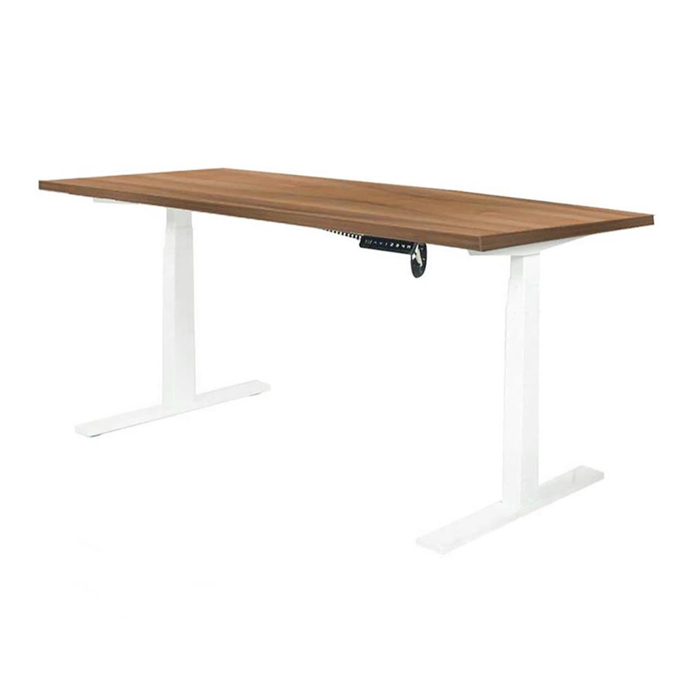 โต๊ะทำงานปรับระดับ ERGOTREND SIT 2 STAND Gen2A 150 ซม. สี TEAK/ขาว