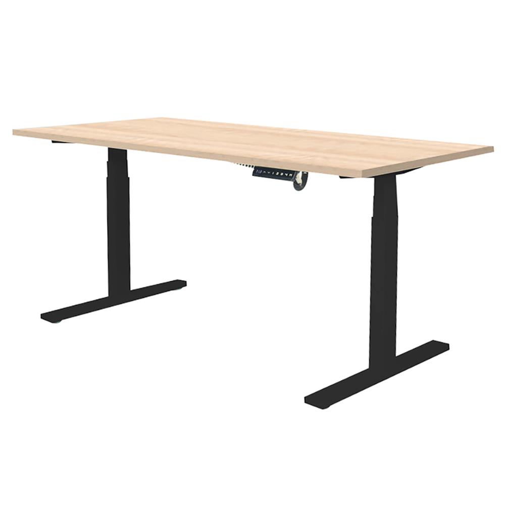 โต๊ะทำงานปรับระดับ ERGOTREND SIT 2 STAND Gen2A 180 ซม. สี SHIMO ASH/ดำ