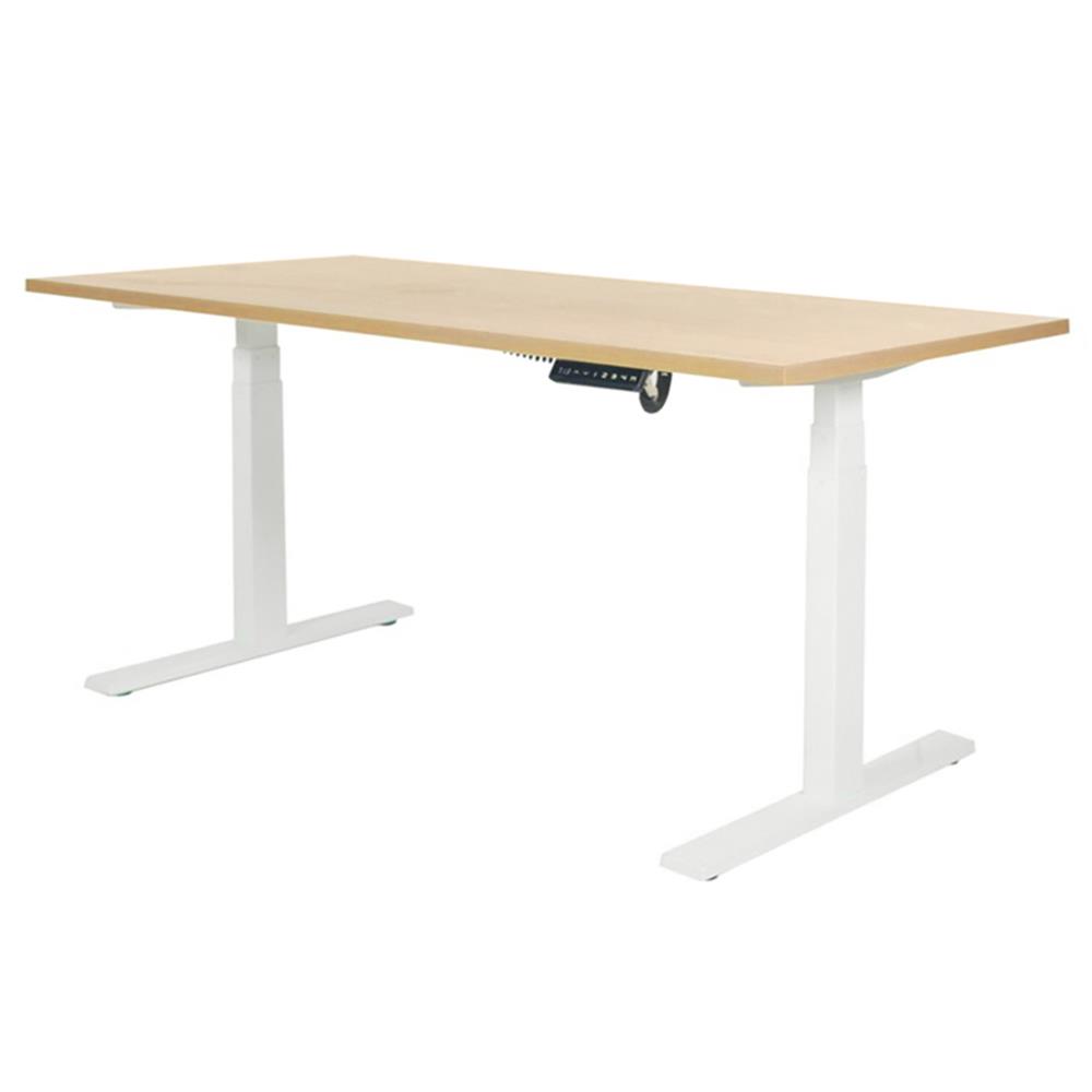 โต๊ะทำงานปรับระดับ ERGOTREND SIT 2 STAND Gen2A 180 ซม. สี SHIMO ASH/ขาว