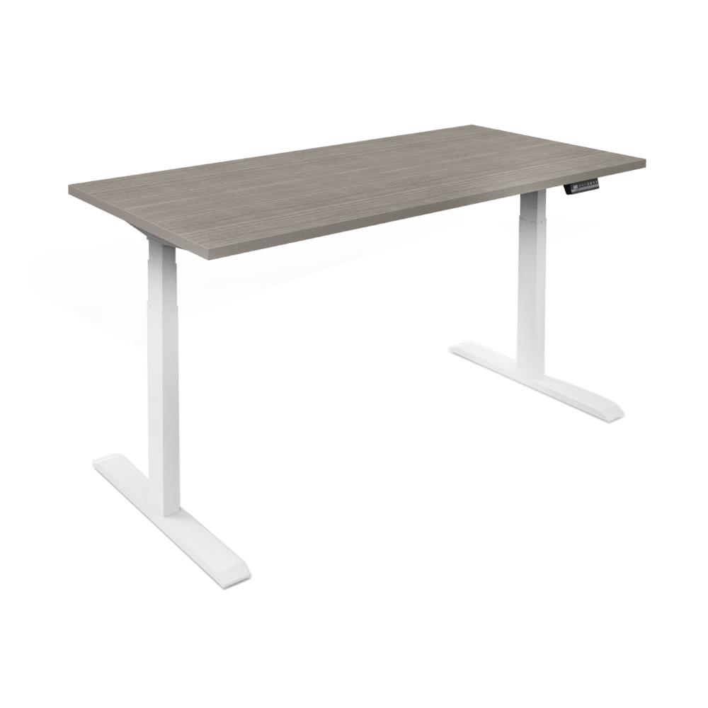 โต๊ะทำงานปรับระดับ ERGOTREND SIT 2 STAND Gen2A 120 ซม. สี COMBI GREY/ขาว