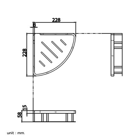ตะแกรงวางของ COTTO CT0292(HM)_1