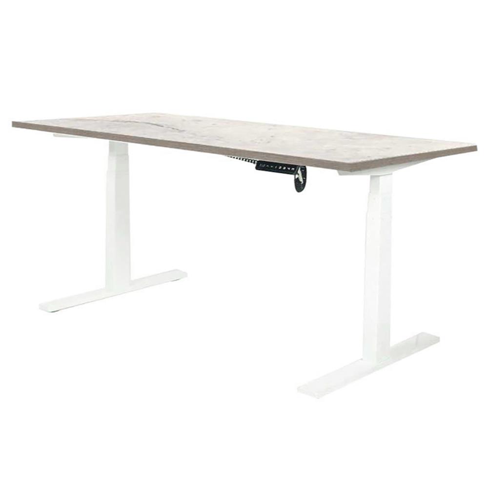 โต๊ะทำงานปรับระดับ ERGOTREND SIT 2 STAND Gen2A 180 ซม. สี GRANITE/ขาว