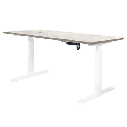 โต๊ะทำงานปรับระดับ ERGOTREND SIT 2 STAND Gen2A 180 ซม. สี GRANITE/ขาว