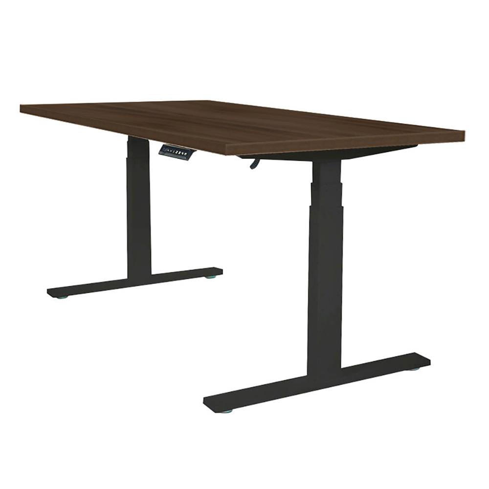 โต๊ะทำงานปรับระดับ ERGOTREND SIT 2 STAND Gen2A 150 ซม. สี CLASSIC TEAK/ดำ
