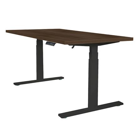 โต๊ะทำงานปรับระดับ ERGOTREND SIT 2 STAND Gen2A 150 ซม. สี CLASSIC TEAK/ดำ