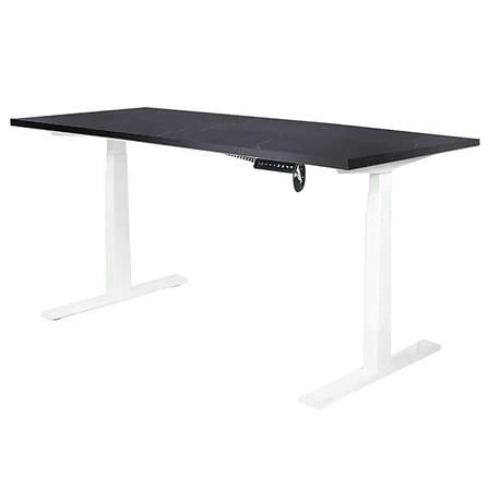 โต๊ะทำงานปรับระดับ ERGOTREND SIT 2 STAND Gen2A 180 ซม. สี MIDNIGHT MABLE/ขาว