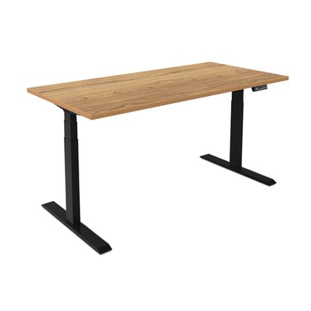 โต๊ะปรับระดับไฟฟ้า ERGOTREND SIT 2 STAND GEN2A 120 ซม. สี VINTAGE OAK/ดำ_1