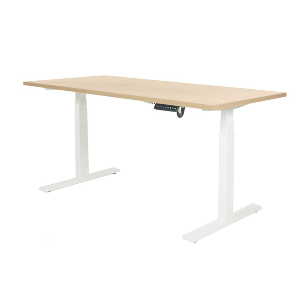 โต๊ะทำงานปรับระดับ ERGOTREND SIT 2 STAND Gen2A 150 ซม. สี SHIMO ASH/ขาว