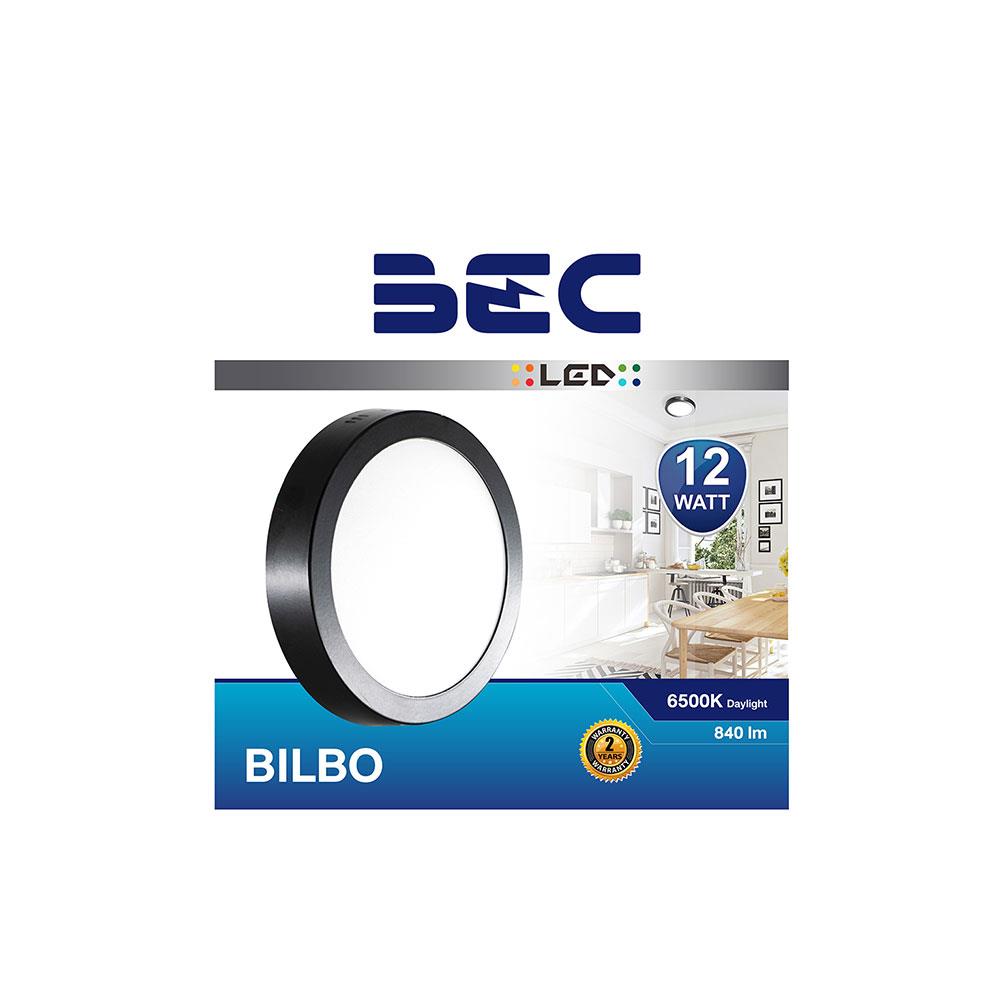 ดาวน์ไลท์ LED BEC BILBO 6 นิ้ว 12 วัตต์ DAYLIGHT สีดำ