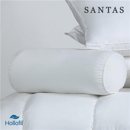 หมอนรองคอ SANTAS DACRON HOLLOFIL 7X16 นิ้ว สีขาว_2