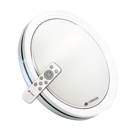 ไฟเพดาน LED NAGAS CRYSTAL LINE REMOTE 19.5 นิ้ว 42 วัตต์ DAYLIGHT/COOL WHITE/WARM WHITE สีขาว