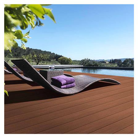 ไม้พื้น INOVAR ULTRA DECK 13.8X240X2.25 ซม. สีน้ำตาลอ่อน_3