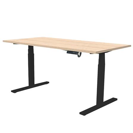 โต๊ะทำงานปรับระดับ ERGOTREND SIT 2 STAND Gen2A 150 ซม. สี SHIMO ASH/ดำ