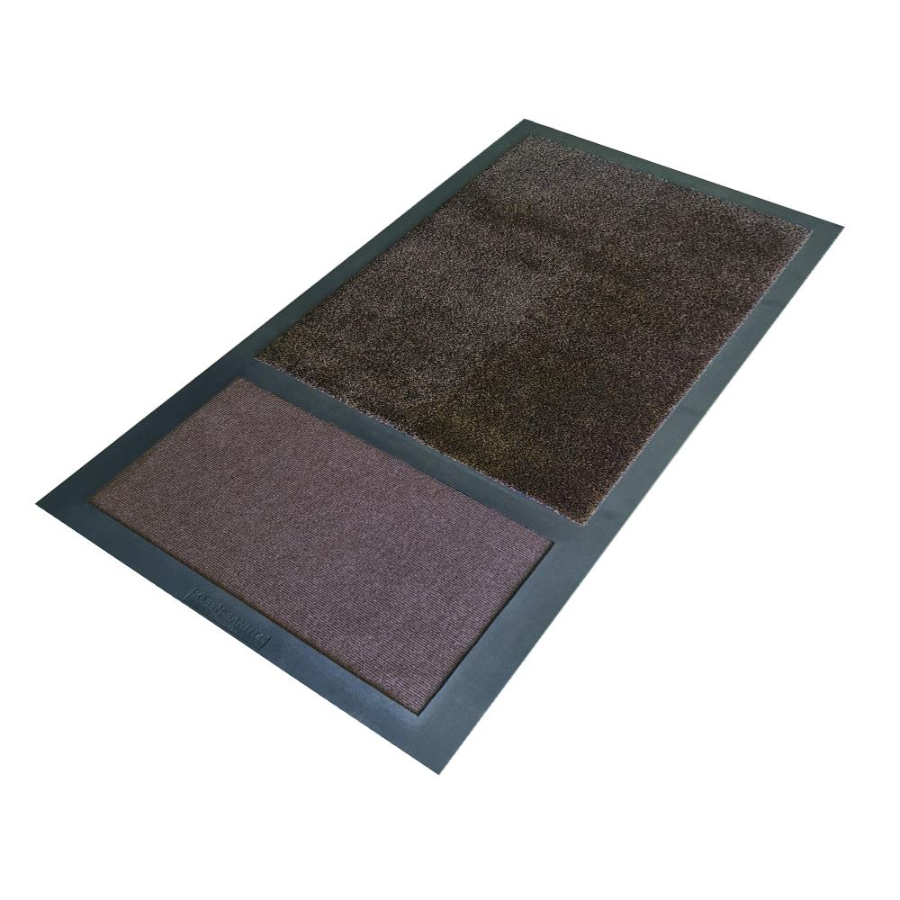 พรมดักฝุ่นฆ่าเชื้อ KLEEN-TEX 80x150 ซม. สีดำ/น้ำตาล